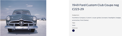Car company Ford launches online heritage photo library – includes editorial and commercial usage