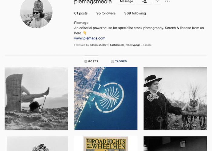 Piemags Instagram feed is live