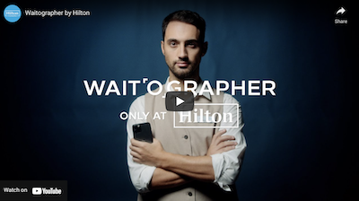 Hilton Hotels launches the Waitographer – ‘to help you capture the perfect photo’