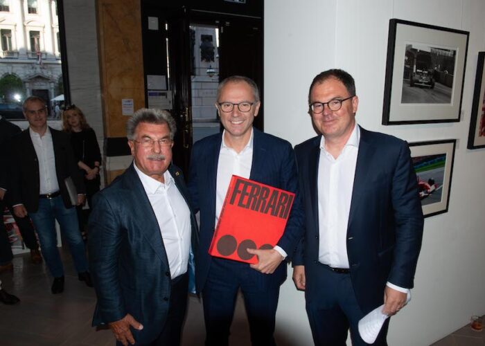 Motorsport launches new Ferrari photo book at Iconic Images gallery