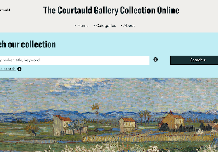 Launched: Courtauld Gallery’s 33,000 objects are now searchable online