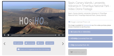 New drone footage licence-ready: Volcanos In Timanfaya National Park – Lanzarote