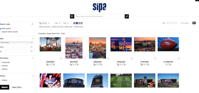 SIPA at the Super Bowl – full photo coverage starts Feb 7th