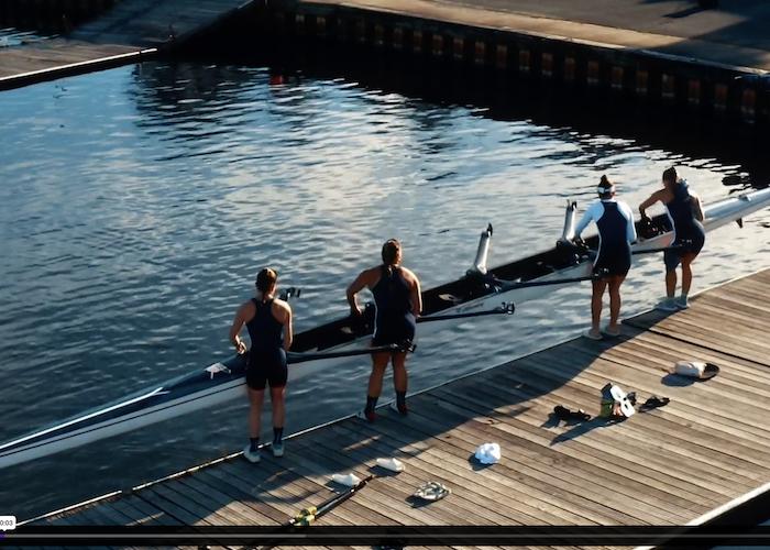 Watch: Daughter of SuperStock boss is USA Olympic rowing team athlete …he shoots a promo film