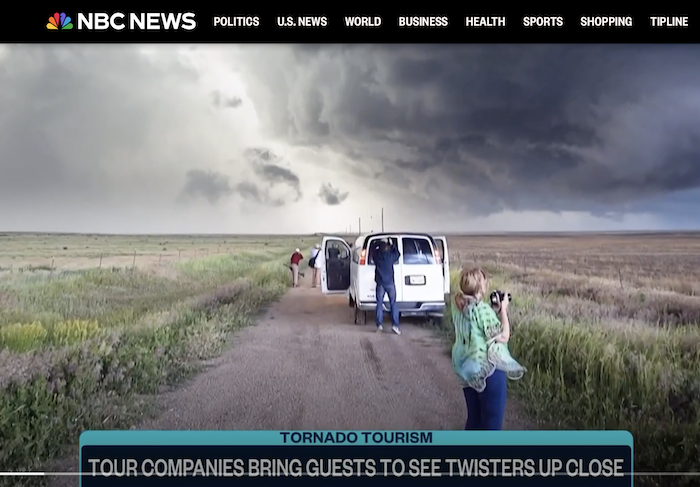 StormStock twister chasing tour company made NBC News