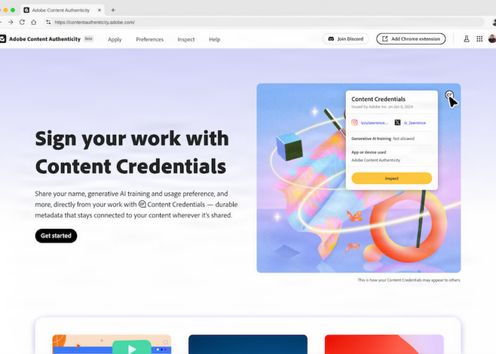 Adobe Content Authenticity app will allow content creators to receive attribution