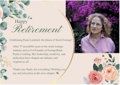 Industry People: Paula Lumbard – the ‘Queen of Stock Footage’ retires