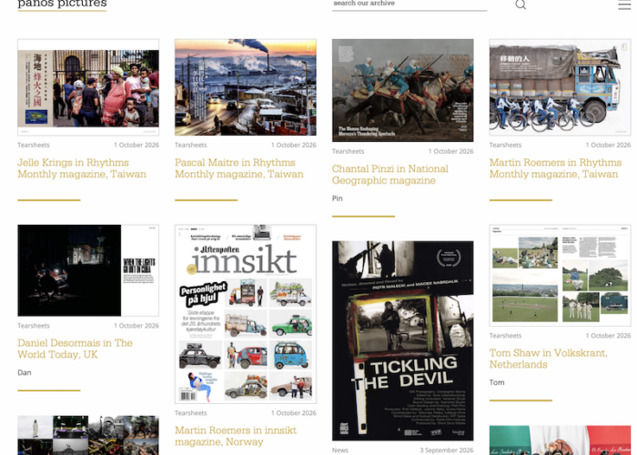 At the photo agencies: Panos Pictures Tearsheets | IMAGO sports portraits packages | Clayton Grayum at EPA Images