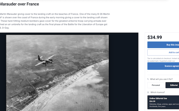 Launched: ‘The Wartime Archives’ – includes images, maps and documents for licensing and framing